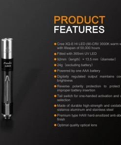 FENIX LD02V2.0 70 LUMENS PENLIGHT WITH UV LIGHT Flashlights 17 FENIX LD02V2.0 70 LUMENS PENLIGHT WITH UV LIGHT Flashlights