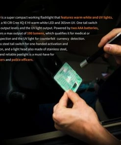 FENIX LD05V2.0 100 LUMENS PENLIGHT WITH UV LIGHT Flashlights