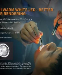 FENIX LD05V2.0 100 LUMENS PENLIGHT WITH UV LIGHT Flashlights