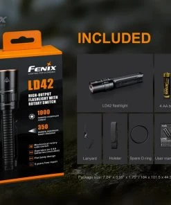 Flashlights FENIX LD42 1000 LUMENS HIGH-OUTPUT OUTDOOR FLASHLIGHT
