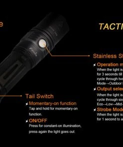 FENIX PD35TAC 1000 LUMENS TACTICAL POCKET FLASHLIGHT Flashlights