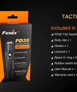 FENIX PD35TAC 1000 LUMENS TACTICAL POCKET FLASHLIGHT Flashlights