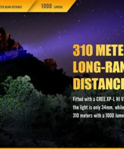 FENIX TK20R 1000 LUMENS RECHARGEABLE FLASHLIGHT