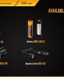 FENIX TK20R 1000 LUMENS RECHARGEABLE FLASHLIGHT