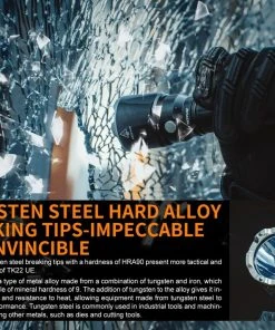 FENIX TK22UE HIGH-PERFORMANCE RECHARGEABLE FLASHLIGHT - 1600 LUMENS 22 FENIX TK22UE HIGH-PERFORMANCE RECHARGEABLE FLASHLIGHT - 1600 LUMENS