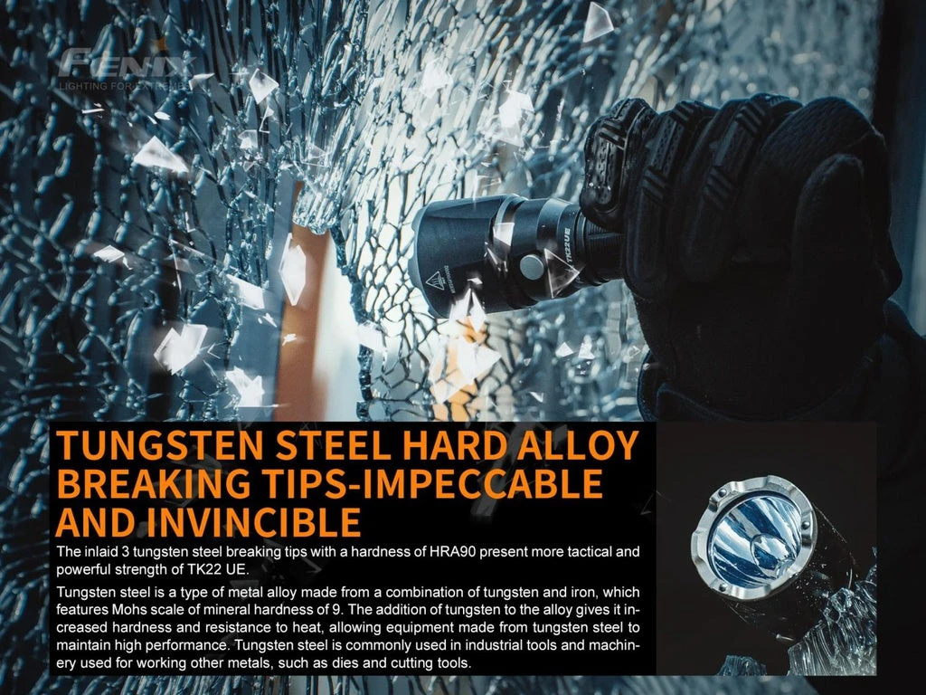 FENIX TK22UE HIGH-PERFORMANCE RECHARGEABLE FLASHLIGHT - 1600 LUMENS 10 FENIX TK22UE HIGH-PERFORMANCE RECHARGEABLE FLASHLIGHT - 1600 LUMENS