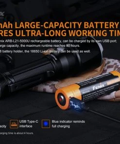 FENIX TK22UE HIGH-PERFORMANCE RECHARGEABLE FLASHLIGHT - 1600 LUMENS 19 FENIX TK22UE HIGH-PERFORMANCE RECHARGEABLE FLASHLIGHT - 1600 LUMENS