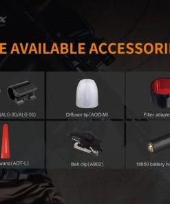 FENIX TK22UE HIGH-PERFORMANCE RECHARGEABLE FLASHLIGHT - 1600 LUMENS 16 FENIX TK22UE HIGH-PERFORMANCE RECHARGEABLE FLASHLIGHT - 1600 LUMENS