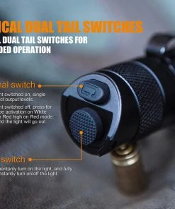 FENIX TK25 RED HUNTING FLASHLIGHT - 1000 LUMENS