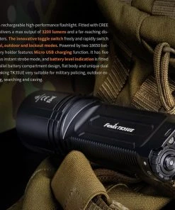 Flashlights FENIX TK35UE 2018 FLASHLIGHT - 3200 LUMENS 18 Flashlights FENIX TK35UE 2018 FLASHLIGHT - 3200 LUMENS