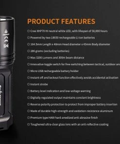 Flashlights FENIX TK35UE 2018 FLASHLIGHT - 3200 LUMENS 30 Flashlights FENIX TK35UE 2018 FLASHLIGHT - 3200 LUMENS