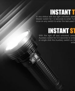 FENIX TK75 2018 FLASHLIGHT - 5100 LUMENS