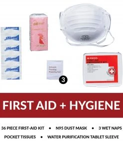 ReadyWise 64 Piece Survival Backpack- Camo Food & Food Storage