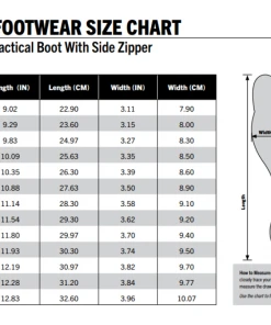 Rothco Forced Entry Tactical Boot With Side Zipper / 8