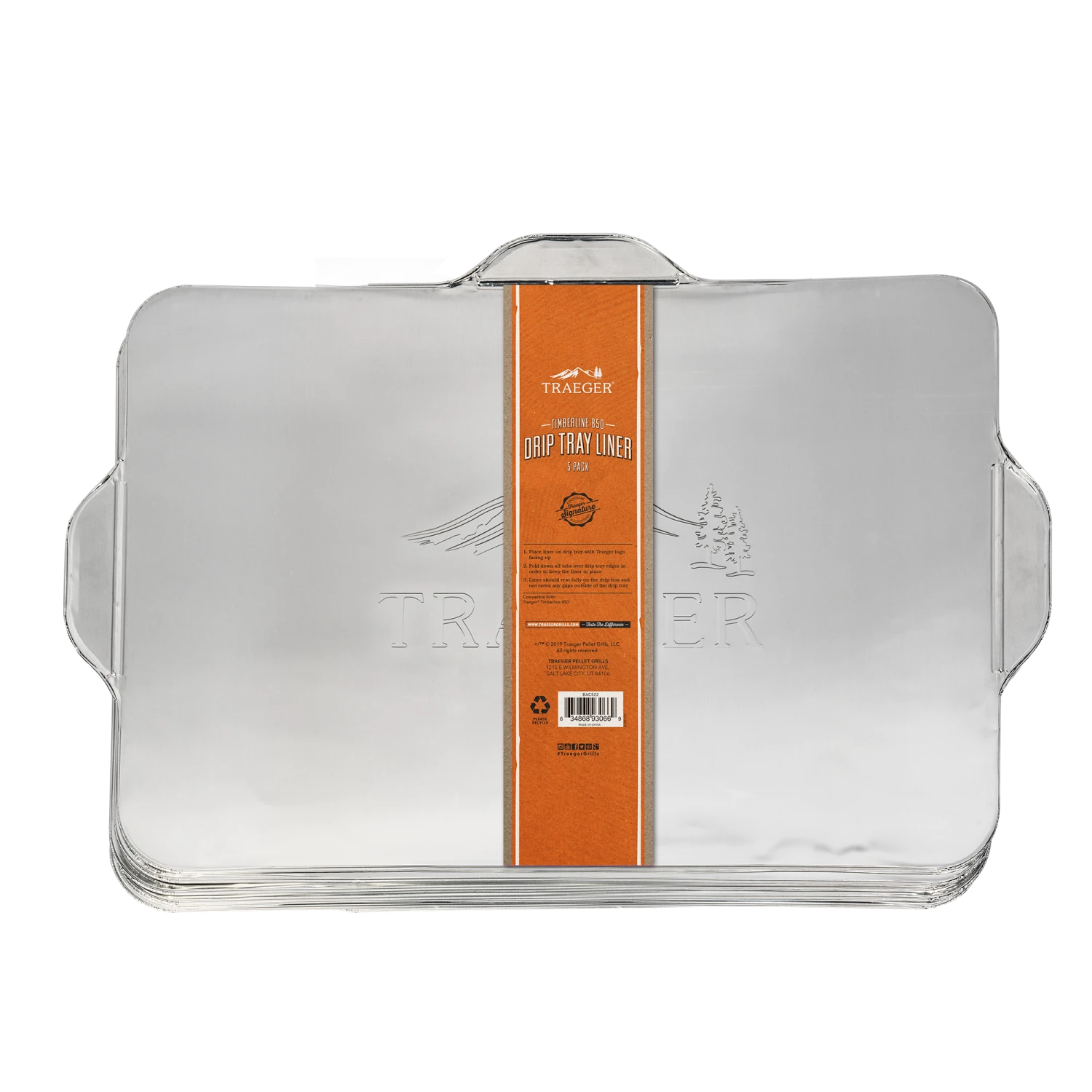Traeger Accessories TRAEGER TIMBERLINE 850 5 PACK DRIP TRAY LINER 1 Traeger Accessories TRAEGER TIMBERLINE 850 5 PACK DRIP TRAY LINER