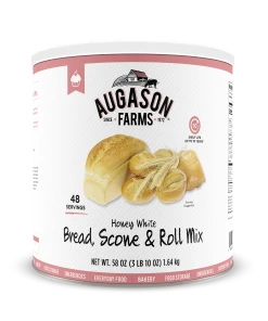 Augason Farms Honey White Bread, Scone & Roll Mix