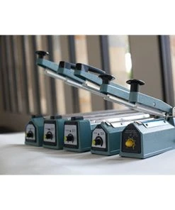 IMPAK 12" Tabletop Hand Impulse Sealer - 5mm Seal With Spare Parts Kit