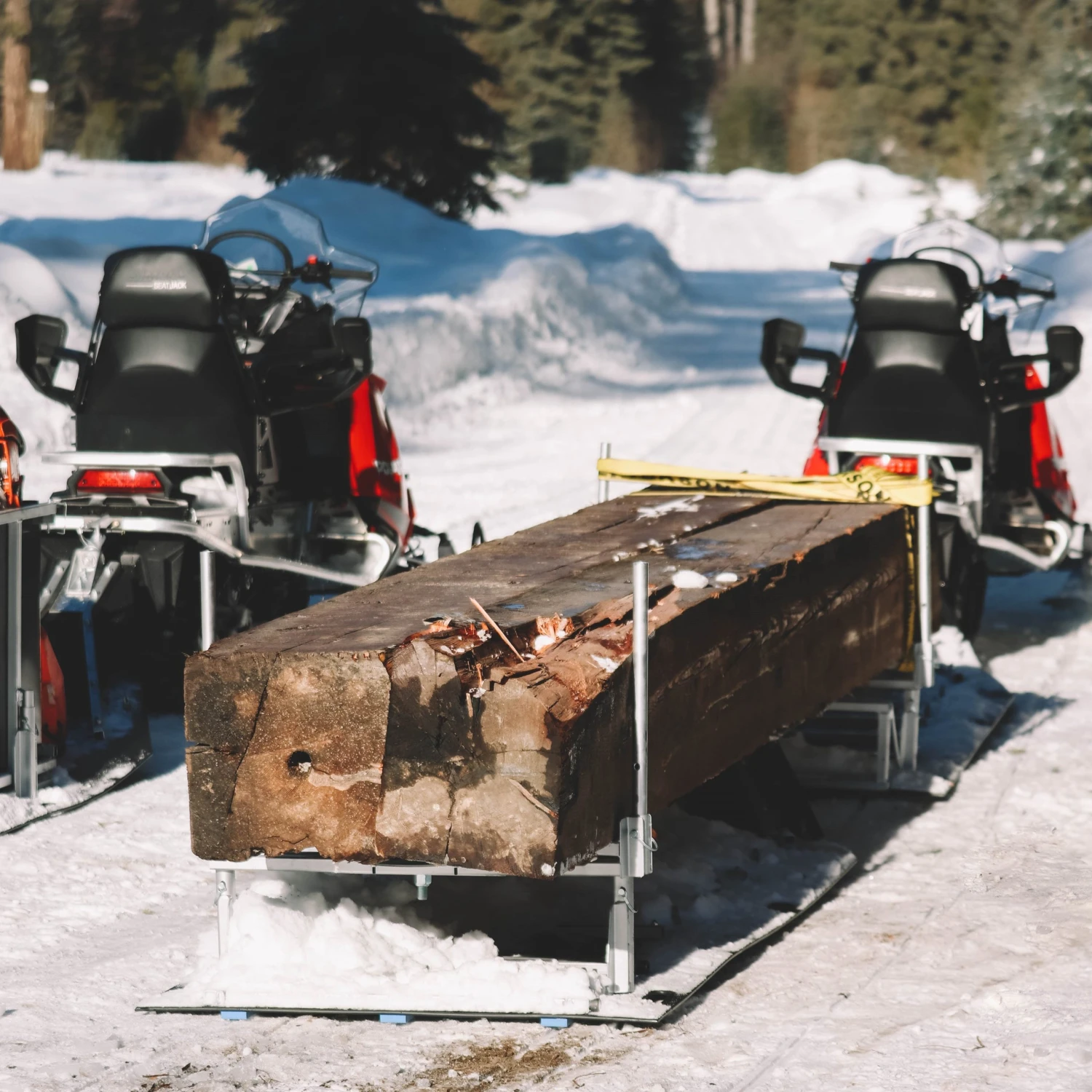 Karyon B-Train Support Rack Set With Pivoting Tops Cargo Sleds 4 Karyon B-Train Support Rack Set With Pivoting Tops Cargo Sleds