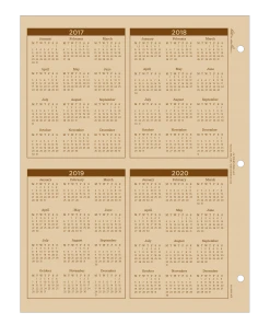 Rite In The Rain Weatherproof Daily Calendar Set 8.5 In. X 11 In. Waterproof Notebooks