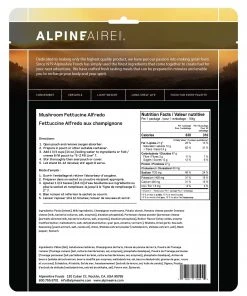 AlpineAire Wild Mushroom Fettuccine Alfredo