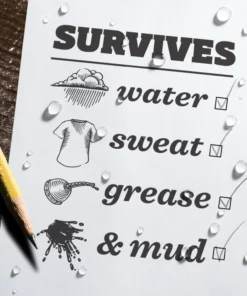 Rite In The Rain Weatherproof Card Stock, 5 In. X 7 In. Multicolour