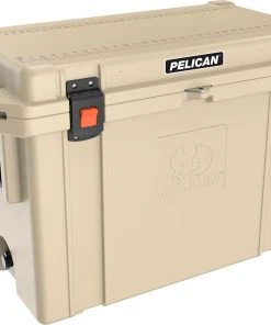 Pelican 95QT Elite Cooler - Tan/Orange