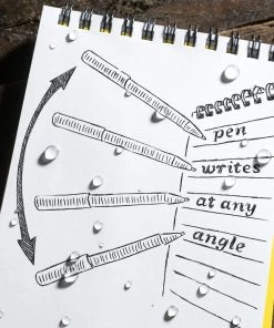 Rite In The Rain Weatherproof Metal Clicker Pen - Black Ink