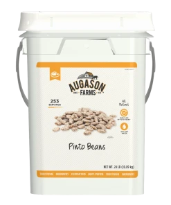 Augason Farms Pinto Beans, 4 Gallon Pail