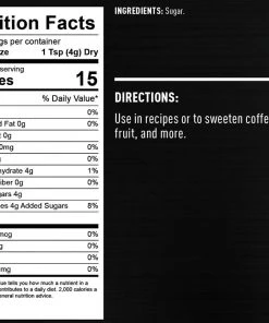 Ready Hour Granulated White Sugar (595 Servings) 7 Ready Hour Granulated White Sugar (595 Servings)