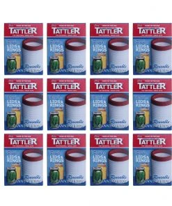 Food & Food Storage Tattler Regular Reusable Canning Lids With Rings - 144 Lids