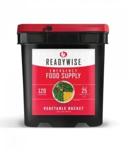ReadyWise Emergency Freeze Dried Vegetable Variety - 120 Serving Food & Food Storage