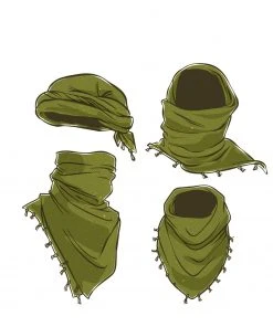 Rothco Lightweight Shemagh Tactical Desert Keffiyeh Scarf - One Size