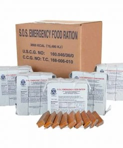 SOS Food Lab Inc SOS Emergency Ration Bar Case 20 Rations - 3600 Kcal