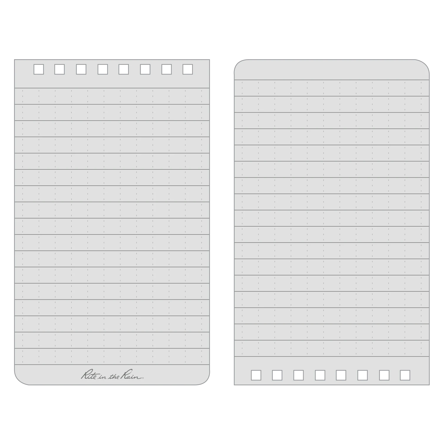 Rite In The Rain Weatherproof 3 In. X 5 In. Top Spiral Notebook Kit 6 Rite In The Rain Weatherproof 3 In. X 5 In. Top Spiral Notebook Kit