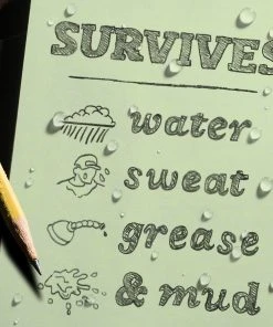 Rite In The Rain Weatherproof Soft Cover Notebook, 4.625 In. X 7.25 In. 28 Rite In The Rain Weatherproof Soft Cover Notebook, 4.625 In. X 7.25 In.