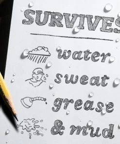 Waterproof Notebooks Rite In The Rain All-Weather Law Enforcement Notebook, 3.25 In. X 5 In.