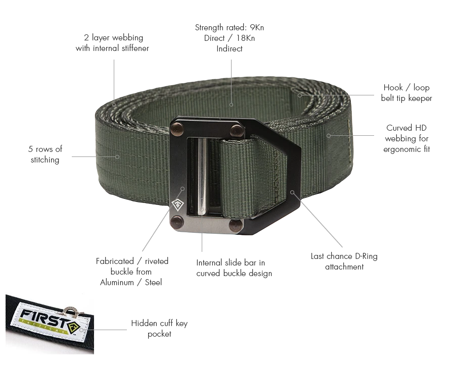 FIRST TACTICAL TACTICAL BELT 1.75" 7 FIRST TACTICAL TACTICAL BELT 1.75"