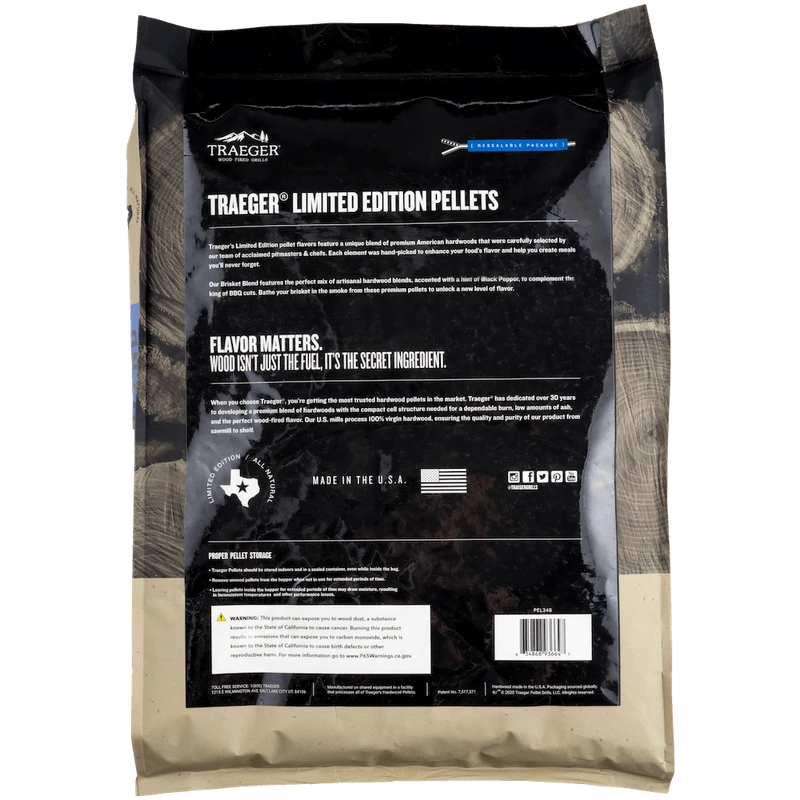 Traeger Limited Edition Brisket Blend Hardwood Pellets Traeger Wood Pellets 2 Traeger Limited Edition Brisket Blend Hardwood Pellets Traeger Wood Pellets