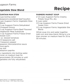 Augason Farms Vegetable Stew Blend 4 Gal. Pail