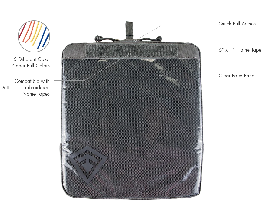 FIRST TACTICAL 9 X 10 VELCRO POUCH Gear 4 FIRST TACTICAL 9 X 10 VELCRO POUCH Gear