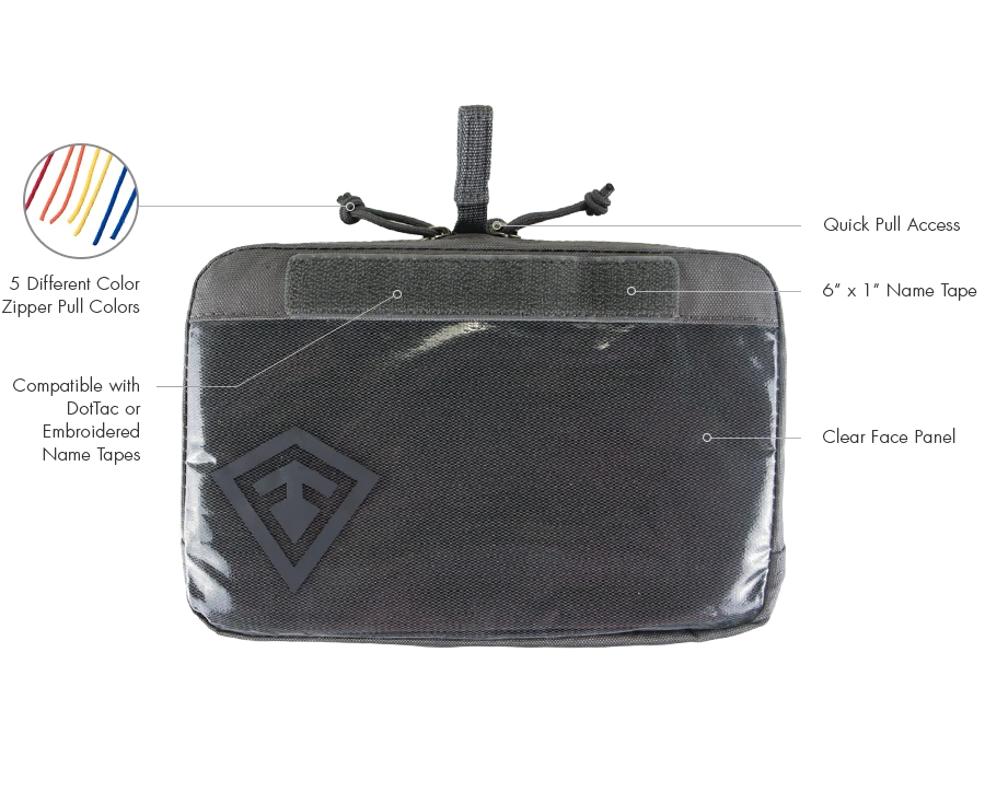 FIRST TACTICAL 9 X 6 VELCRO POUCH Gear 5 FIRST TACTICAL 9 X 6 VELCRO POUCH Gear