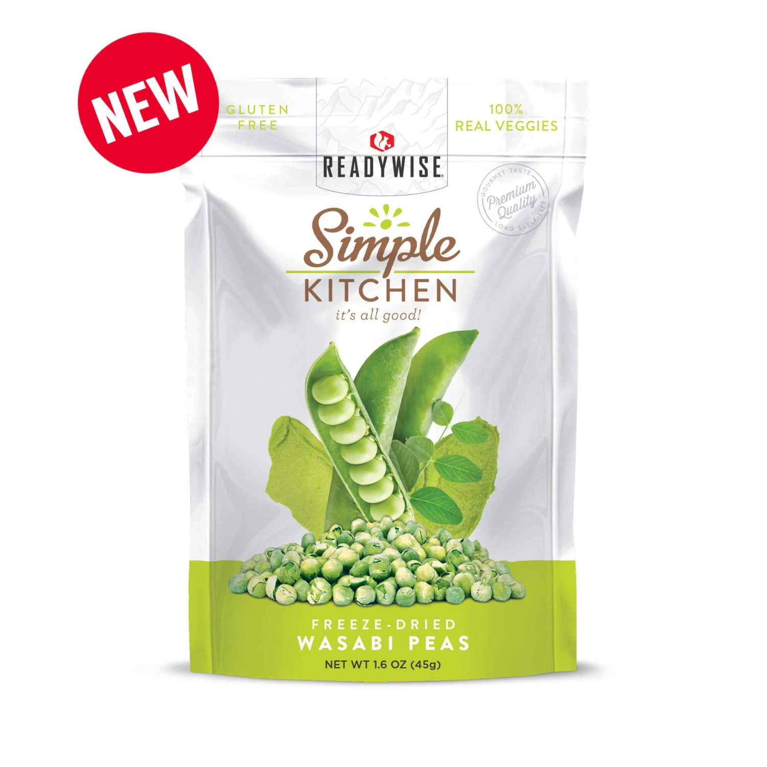 ReadyWise Simple Kitchen Wasabi Peas - 6 Pack 2 ReadyWise Simple Kitchen Wasabi Peas - 6 Pack