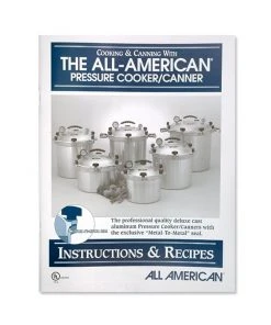 Appliances All American Canner #74 Instruction & Recipe Book