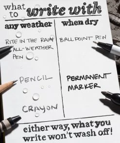 Waterproof Notebooks Rite In The Rain All-Weather Law Enforcement Notebook, 3.25 In. X 5 In.