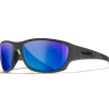 WILEY X CLIMB - CAPTIVATE Polarized Blue Mirror With Matte Grey Frame Gear