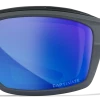 Gear Wiley X Ozone Sunglasses - Matte Grey Frame With Captivate Polarized Blue Lenses