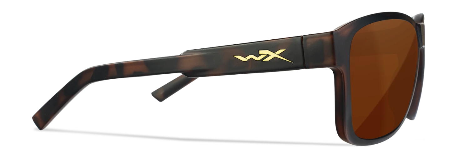 Gear Wiley X Trek Sunglasses - Matte Havana Brown Frames With Captivate Polarized Copper Lenses 4 Gear Wiley X Trek Sunglasses - Matte Havana Brown Frames With Captivate Polarized Copper Lenses