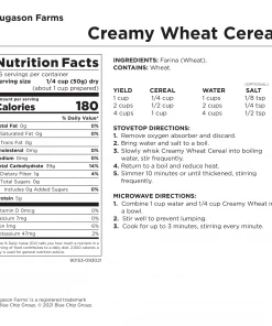 Augason Farms Creamy Wheat Cereal Food & Food Storage 16 Augason Farms Creamy Wheat Cereal Food & Food Storage